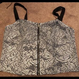 Lane Bryant 6th & Lane Corset Style Top